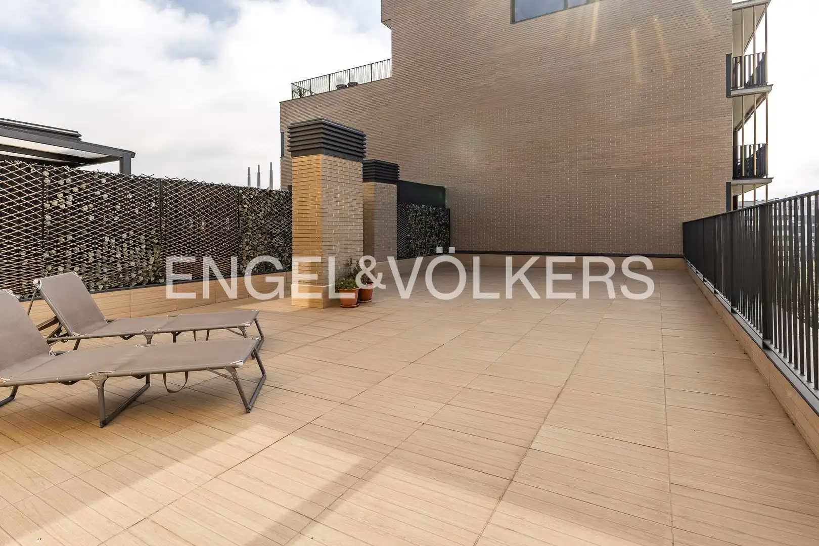 Terraza de Ático en venta en Sant Adrià de Besòs con Aire acondicionado, Calefacción y Parquet