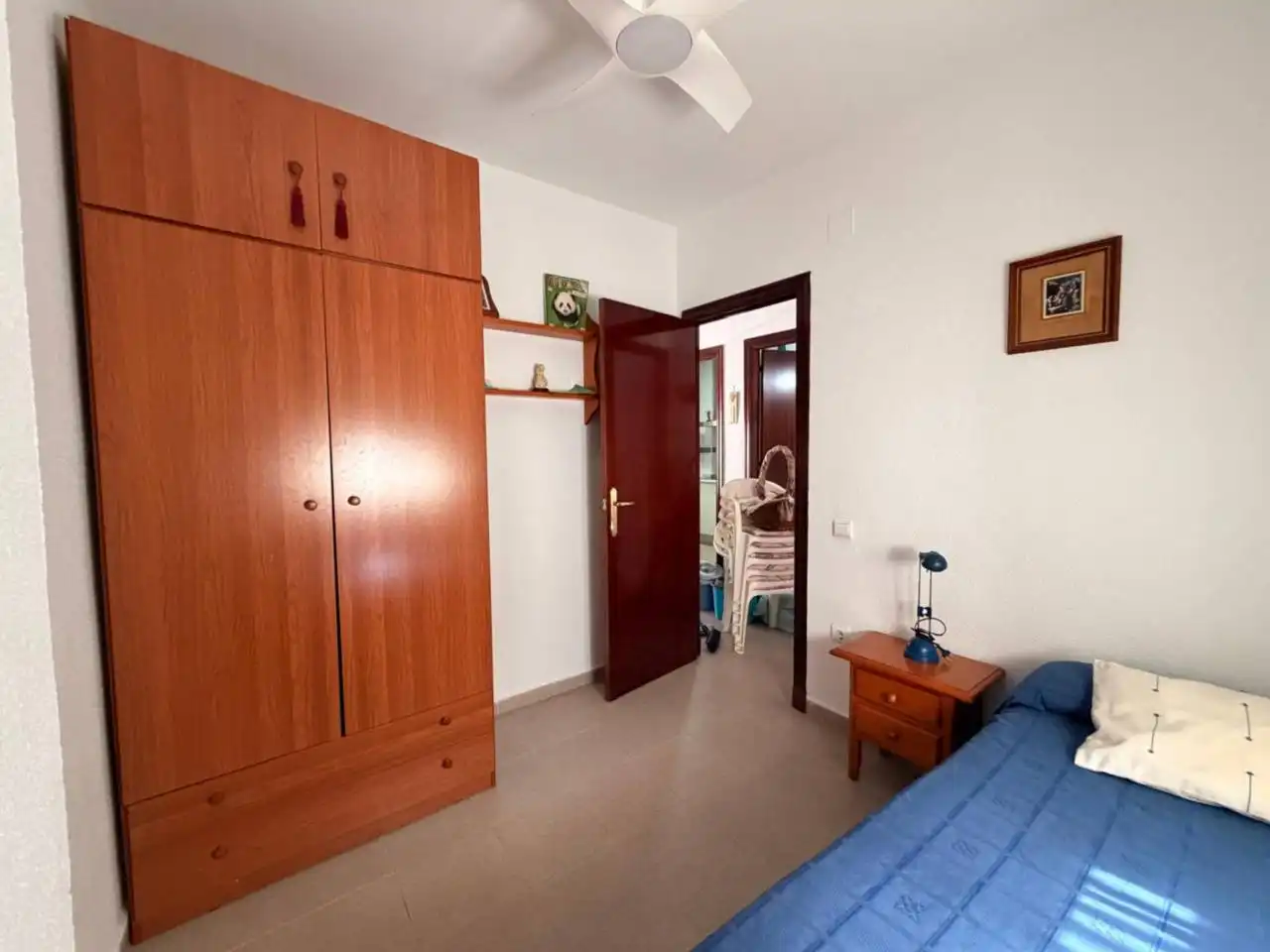 Schlafzimmer von Wohnung zum Verkauf in Chiclana de la Frontera mit Klimaanlage, Terrasse und Abstellraum