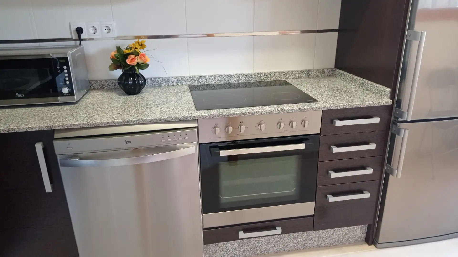 Kitchen of Duplexes for sale in Foz  with Terrace, Storage room and Furnished