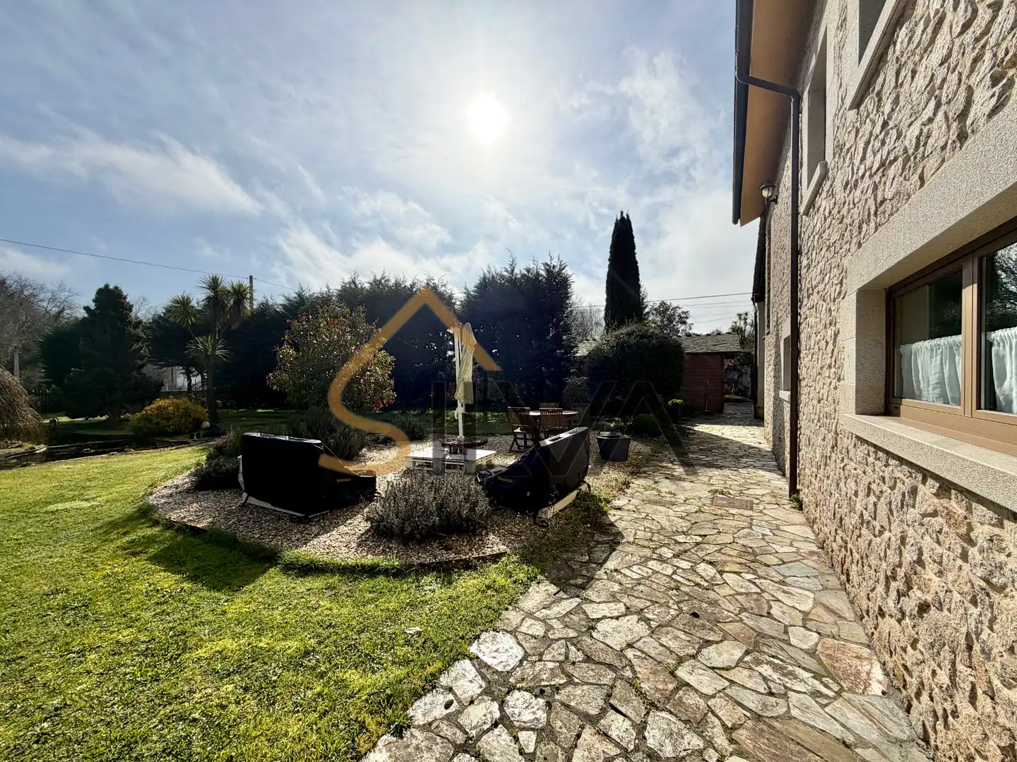 Jardí de Casa o xalet en venda en Lugo amb Calefacció, Jardí privat i Parquet