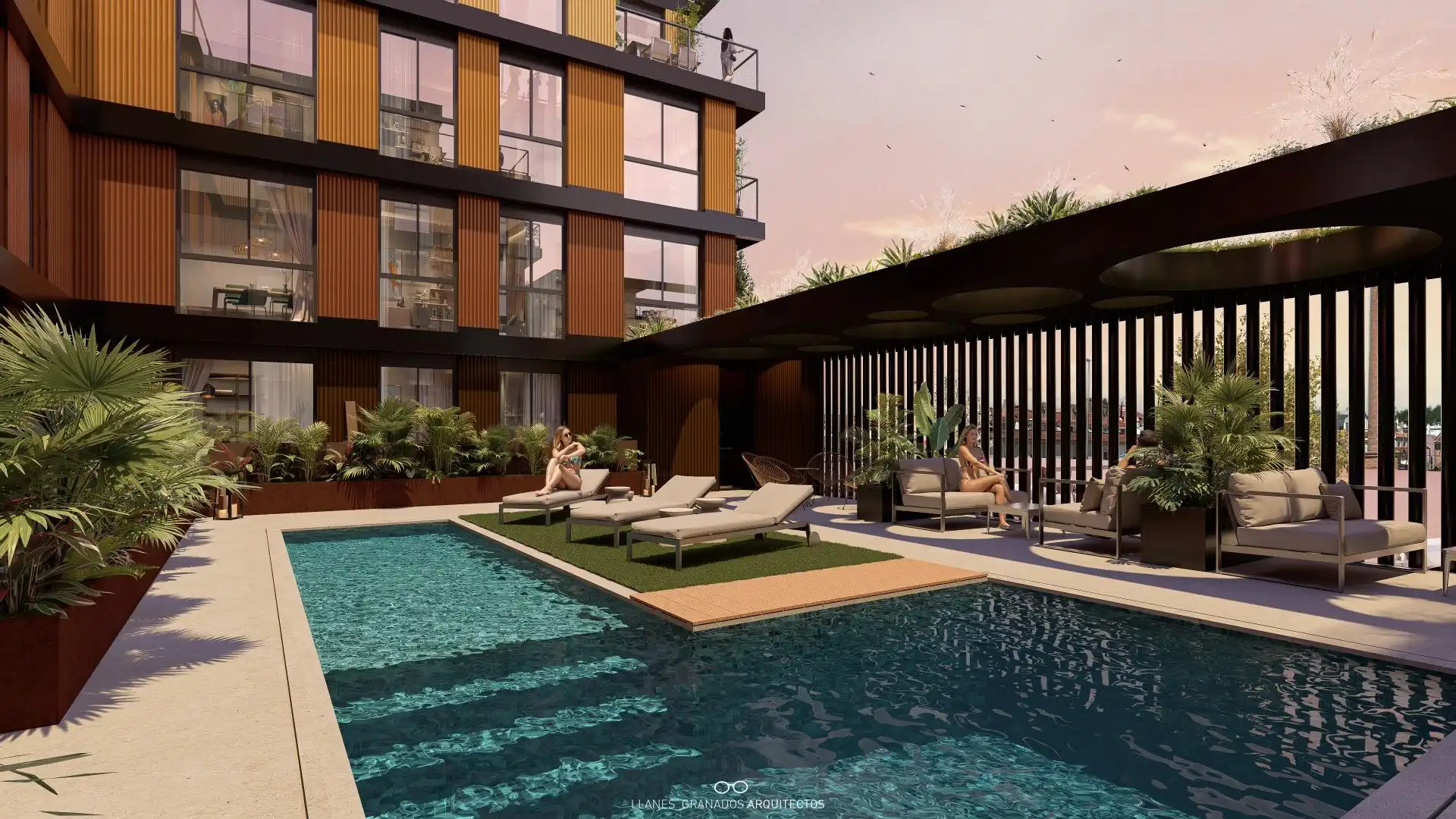 Piscina de Pis en venda en Murcia amb Aire condicionat, Jardí privat i Terrassa