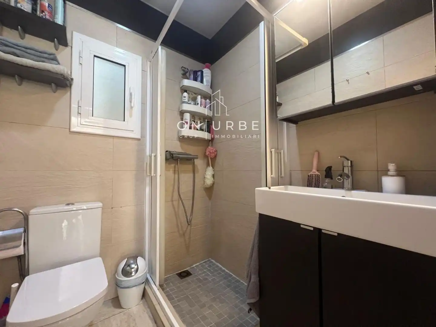 Bathroom of Flat for sale in Badalona  with Heating, Parquet flooring and Terrace