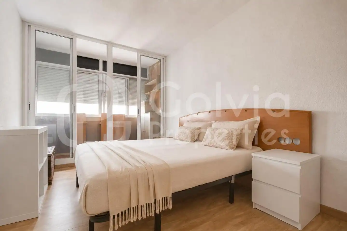 Bedroom of Flat for sale in L'Hospitalet de Llobregat  with Parquet flooring and Balcony