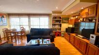 Living room of Flat for sale in Alicante / Alacant  with Private garden, Parquet flooring and Furnished