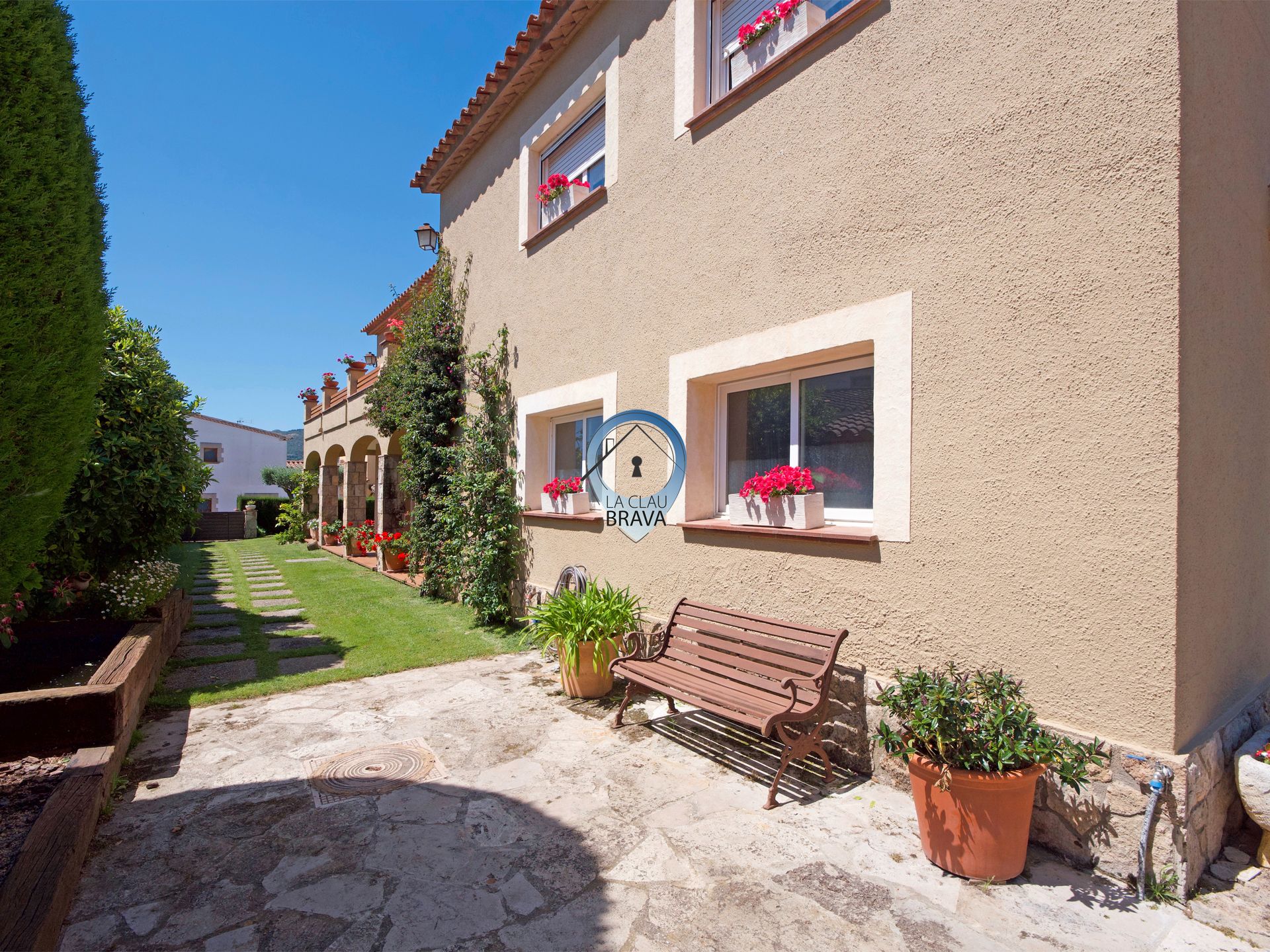 Jardí de Casa o xalet en venda en Santa Cristina d'Aro amb Calefacció, Jardí privat i Moblat