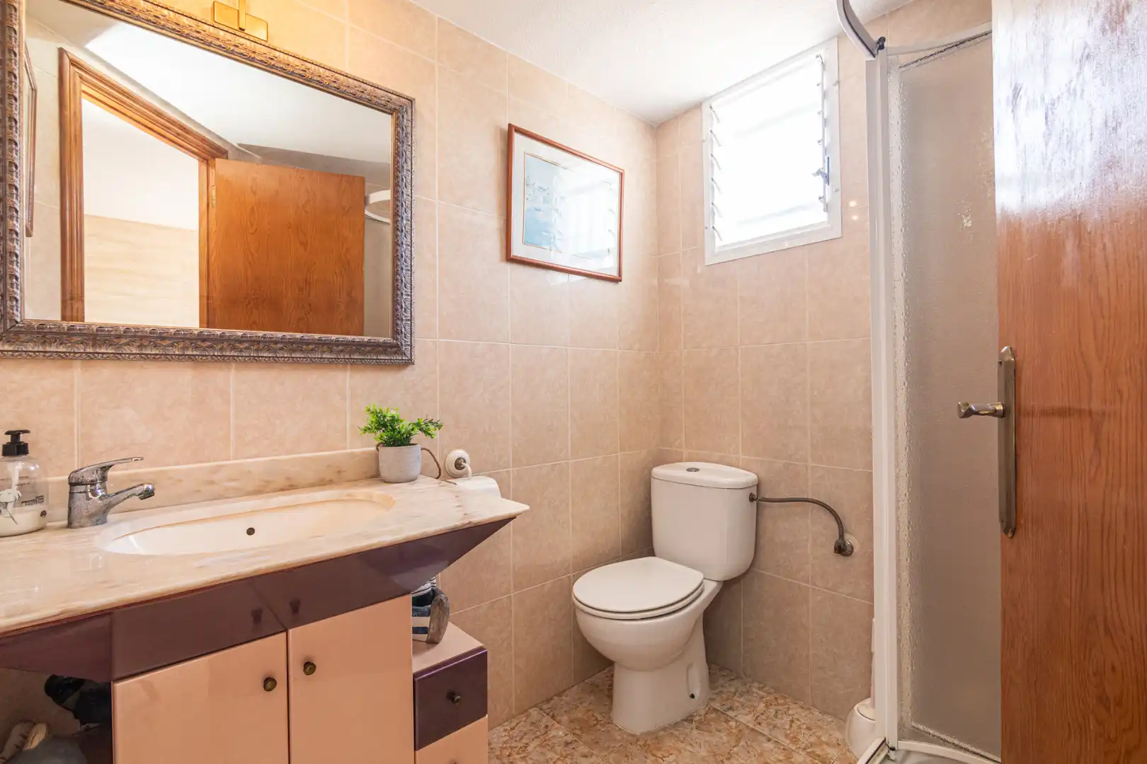 Baño de Casa adosada en venta en Santa Pola con Aire acondicionado, Terraza y Amueblado