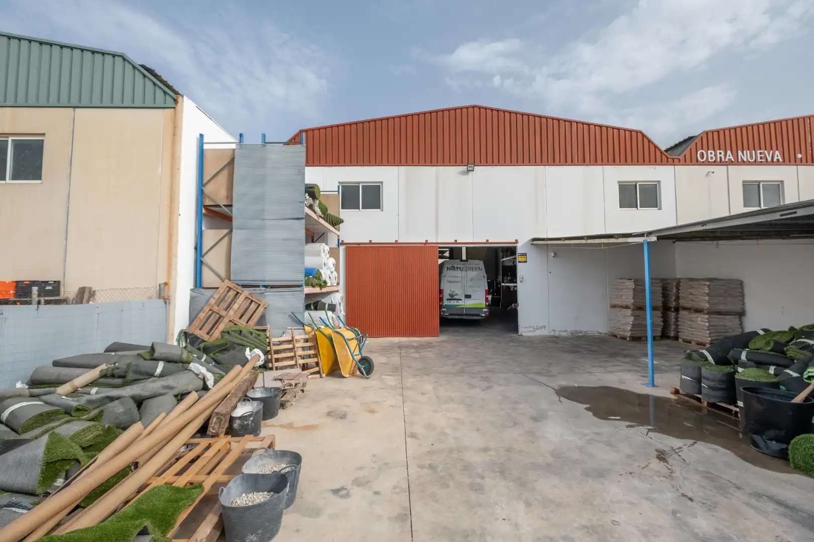 Vista exterior de Nau industrial de lloguer en Lorquí