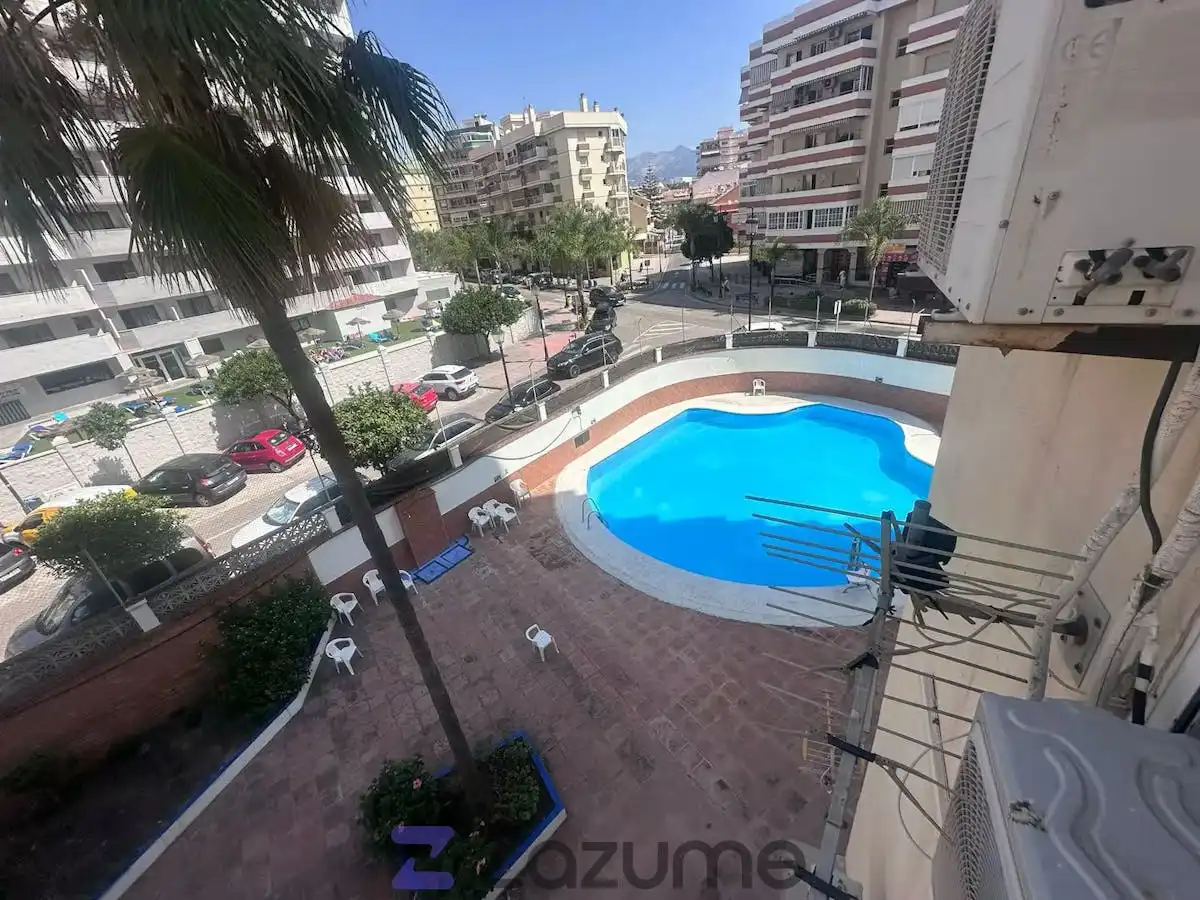 Piscina de Piso de alquiler en Fuengirola con Aire acondicionado, Parquet y Piscina