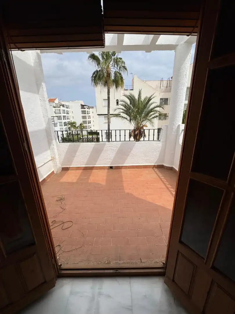 Balcony of Houses for sale in Roquetas de Mar  with Air Conditioner, Heating and Private garden