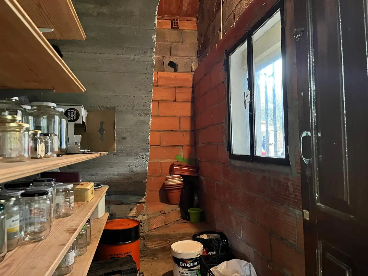 Cocina de Finca rústica en venta en El Grado con Jardín privado