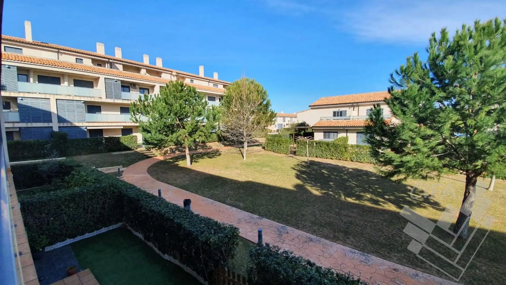 Garten von Wohnungen zur Miete in San Jorge / Sant Jordi mit Klimaanlage, Heizung und Parkett