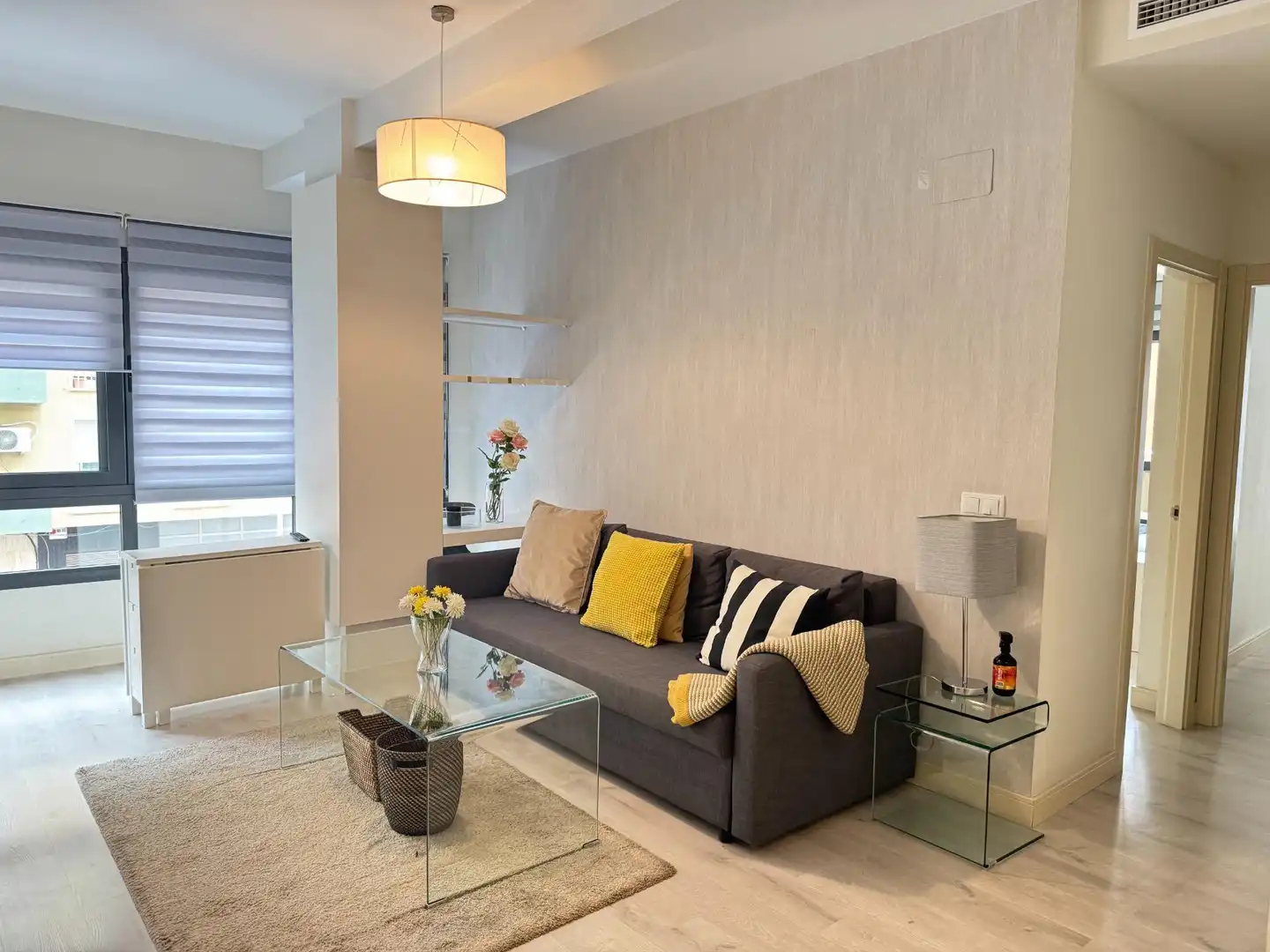 Living room of Apartments for rent in Málaga  with Air Conditioner, Heating and Furnished