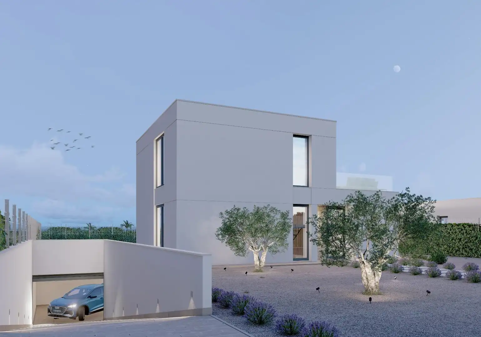 Vista exterior de Casa o chalet en venta en Fuente Álamo de Murcia con Aire acondicionado, Calefacción y Jardín privado