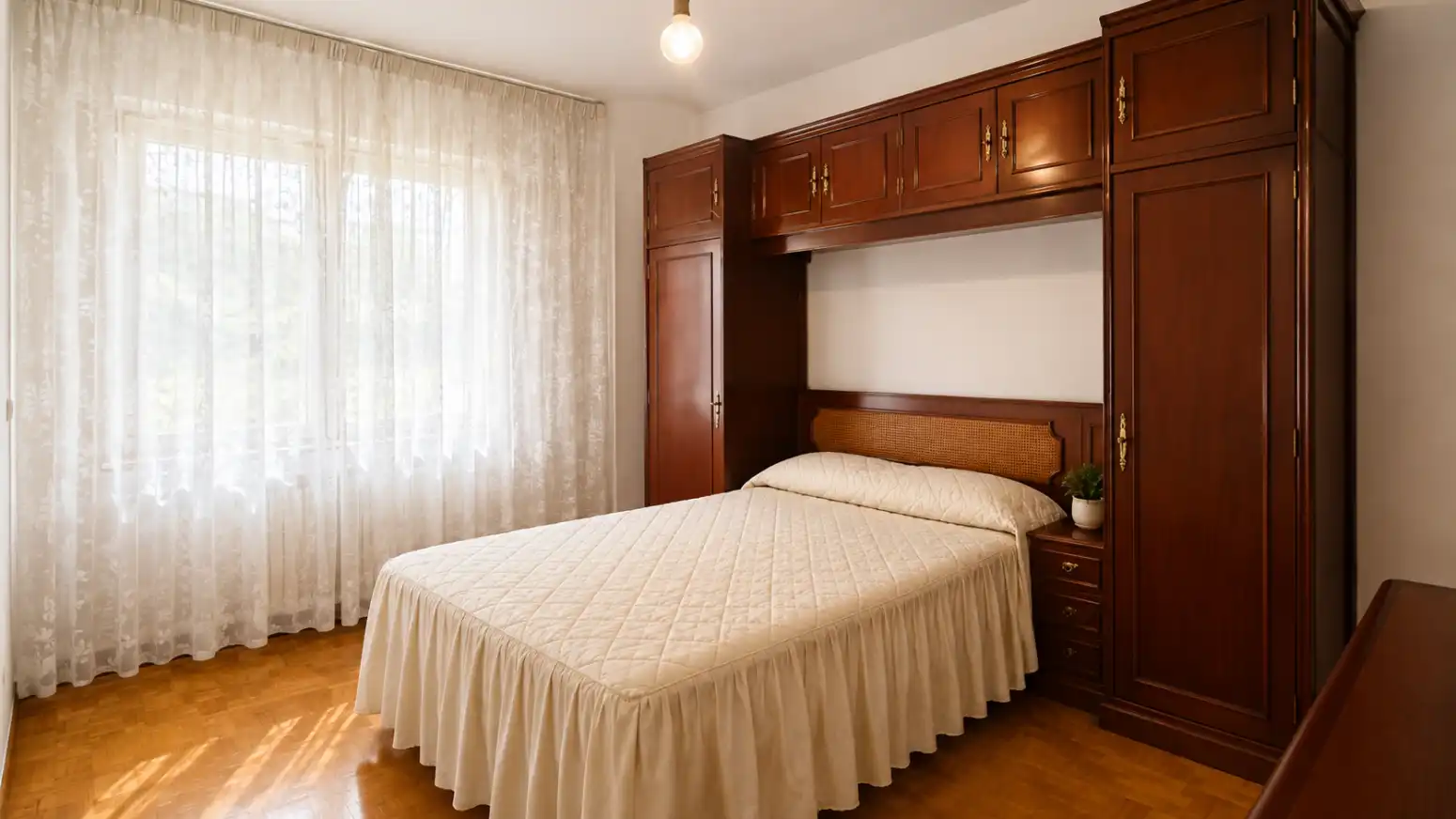 Bedroom of Flat for rent in Villava / Atarrabia  with Heating, Parquet flooring and Terrace