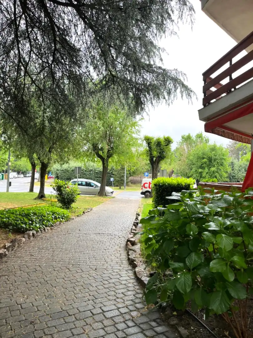 Vista exterior de Pis en venda en Guadarrama amb Calefacció, Jardí privat i Terrassa