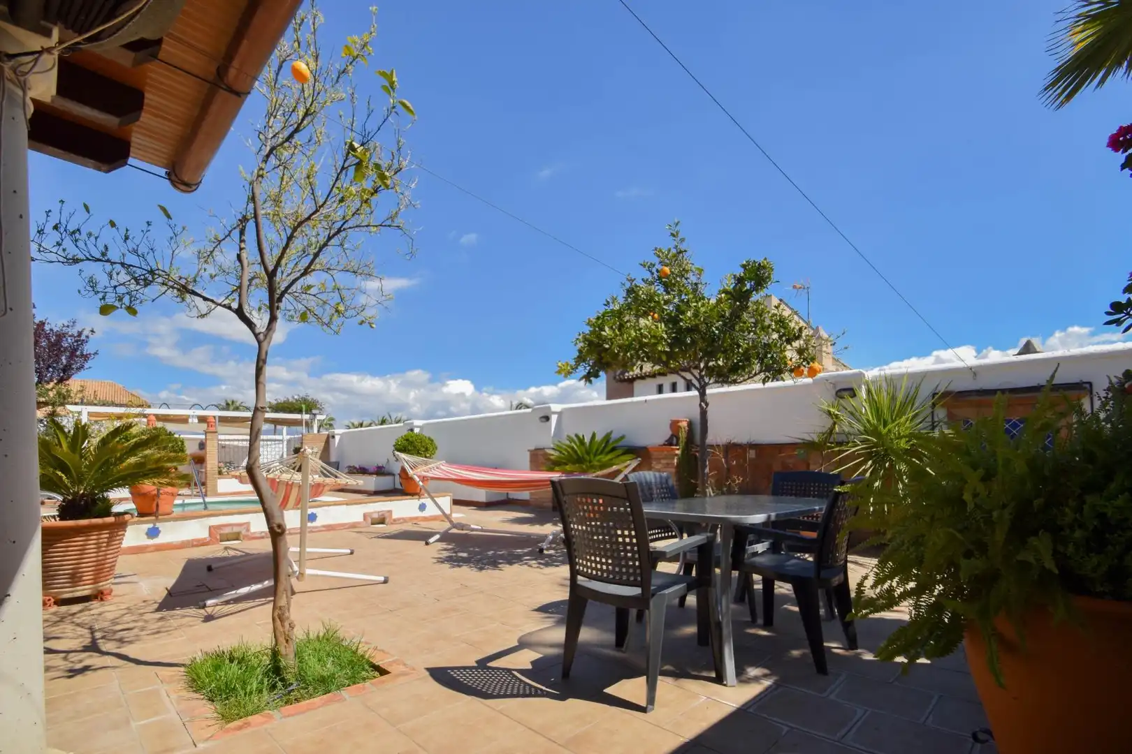 Terrassa de Casa o xalet en venda en Las Gabias amb Aire condicionat, Calefacció i Jardí privat