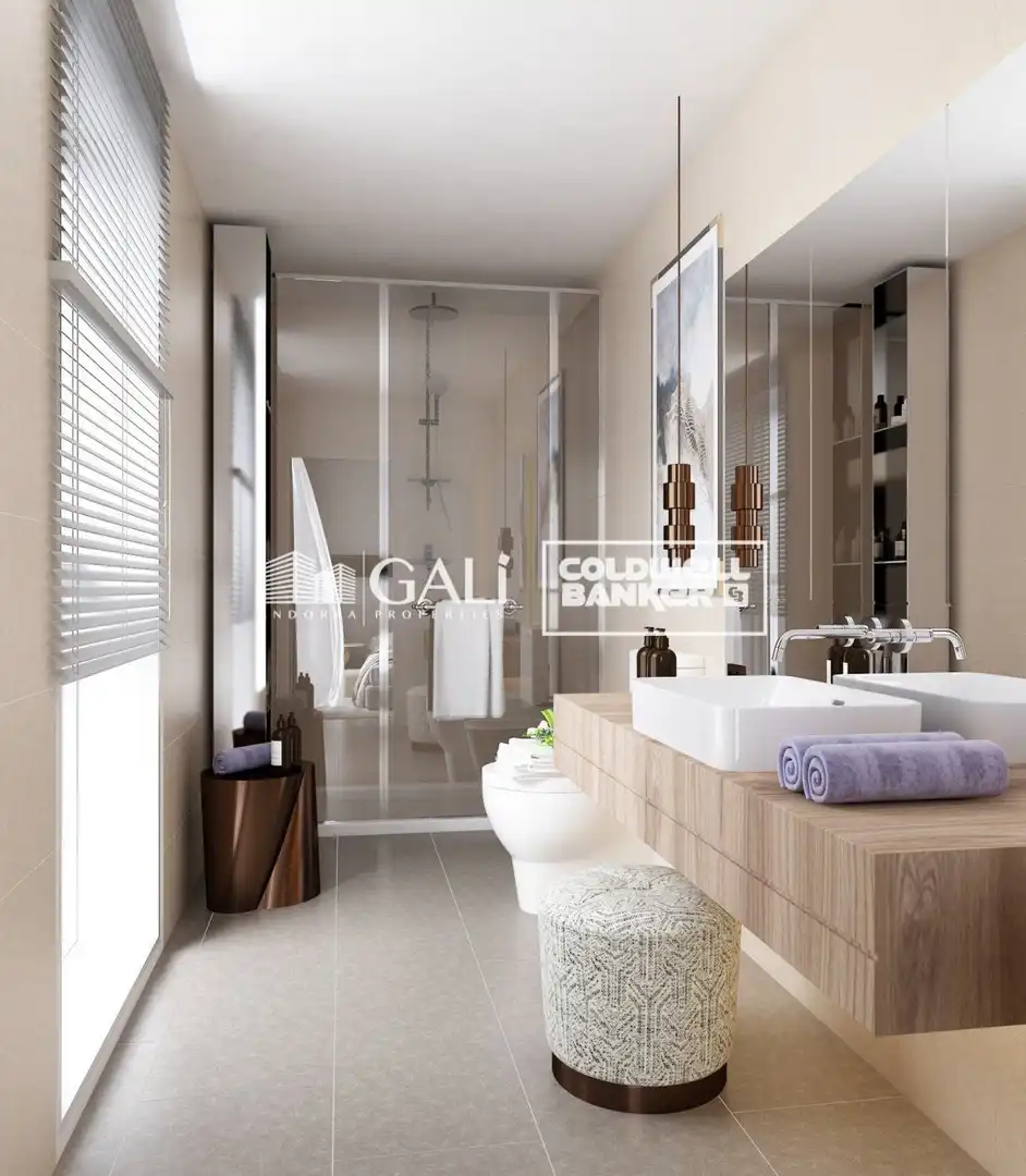 Baño de Ático de alquiler en Canillo con Calefacción, Jardín privado y Terraza