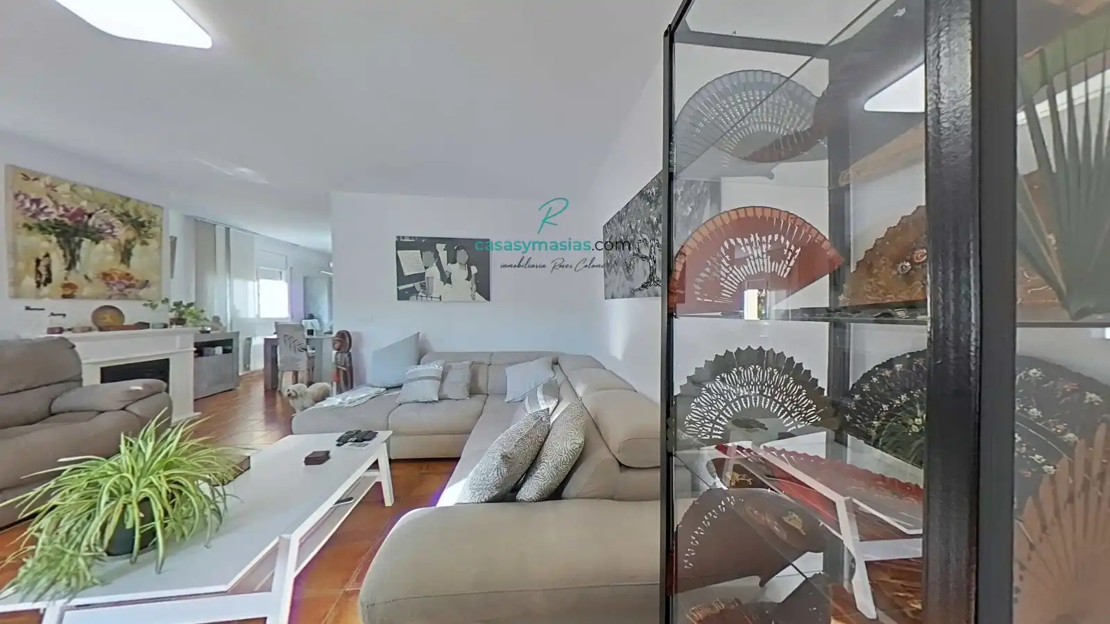 Sala de estar de Casa o chalet en venta en Cunit con Aire acondicionado, Calefacción y Piscina