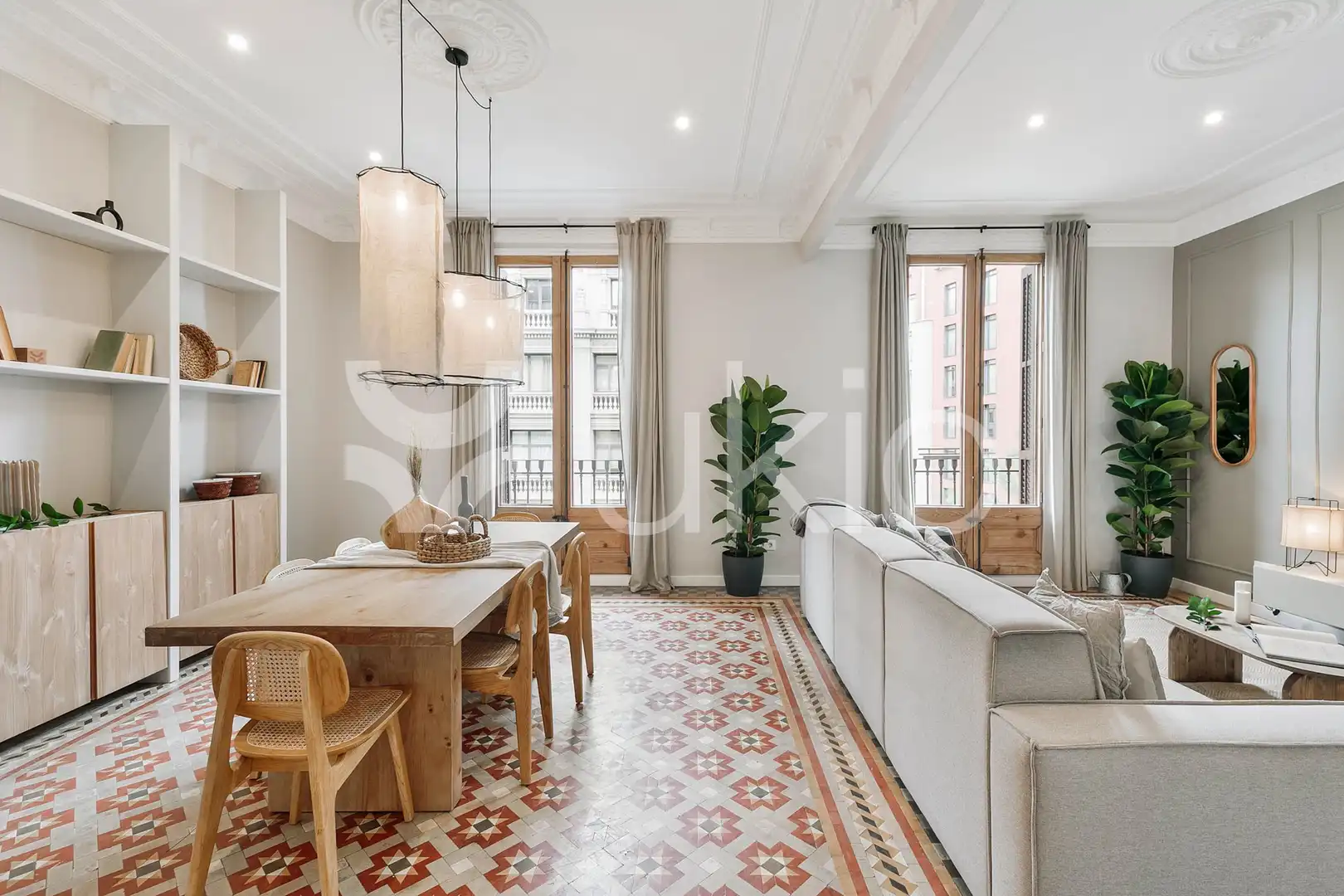 Exterior view of Apartments for rent in Barcelona  with Air Conditioner, Heating and Furnished