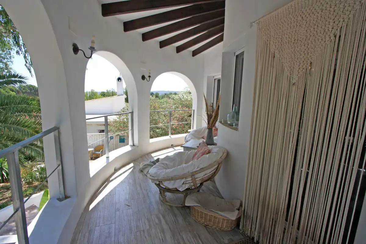 Balcony of Houses for sale in Dénia  with Air Conditioner, Heating and Terrace
