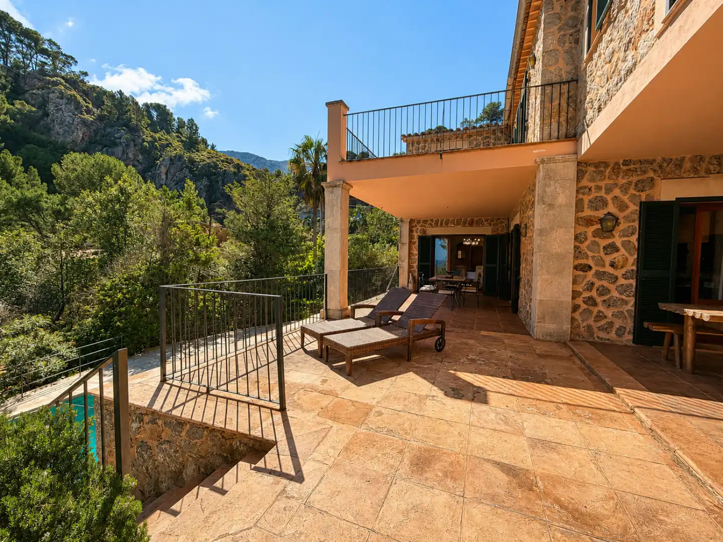 Terraza de Casa o chalet de alquiler en Deià con Aire acondicionado, Calefacción y Jardín privado