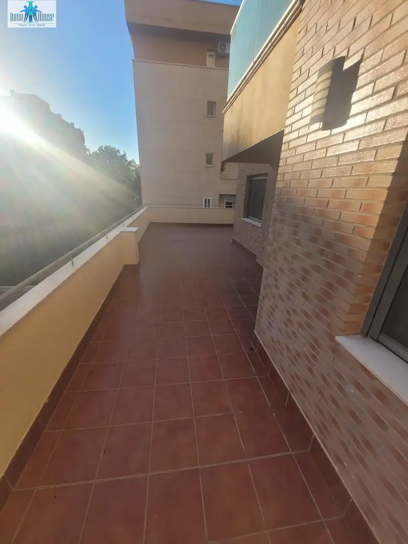 Terrassa de Apartament de lloguer en Albacete amb Aire condicionat, Calefacció i Parquet