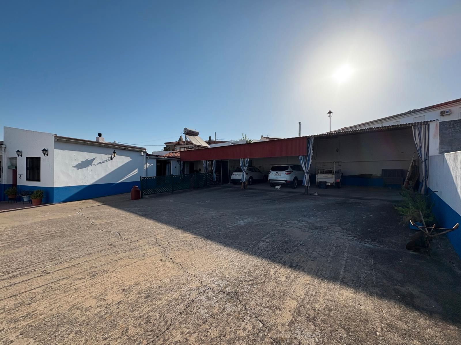 Vista exterior de Casa o chalet en venta en Aljucén con Jardín privado y Terraza