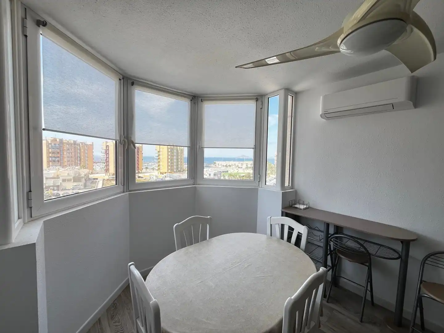 Dining room of Flat for sale in La Manga del Mar Menor  with Air Conditioner, Private garden and Furnished