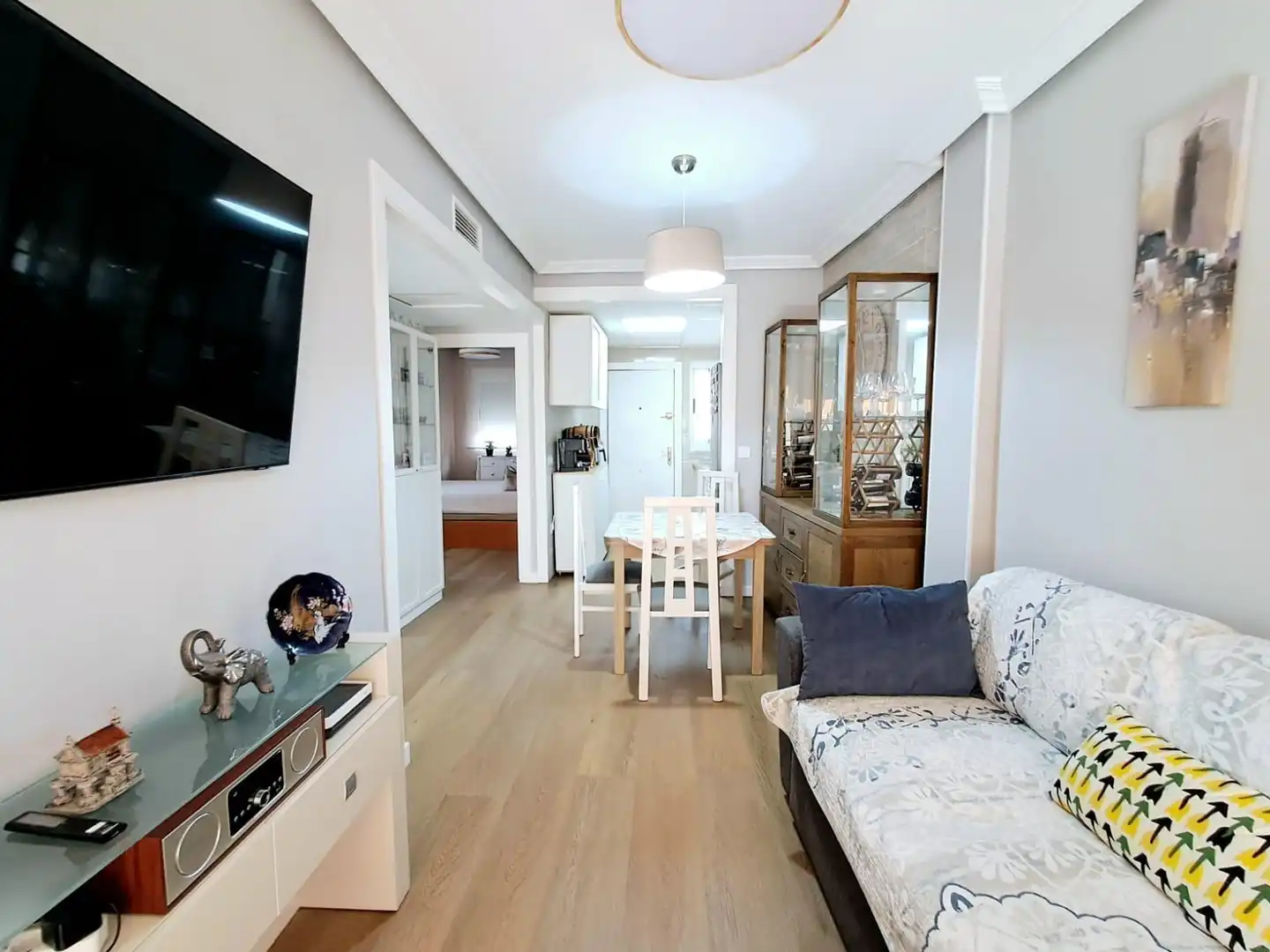 Sala de estar de Apartamento en venta en Águilas con Aire acondicionado, Calefacción y Jardín privado
