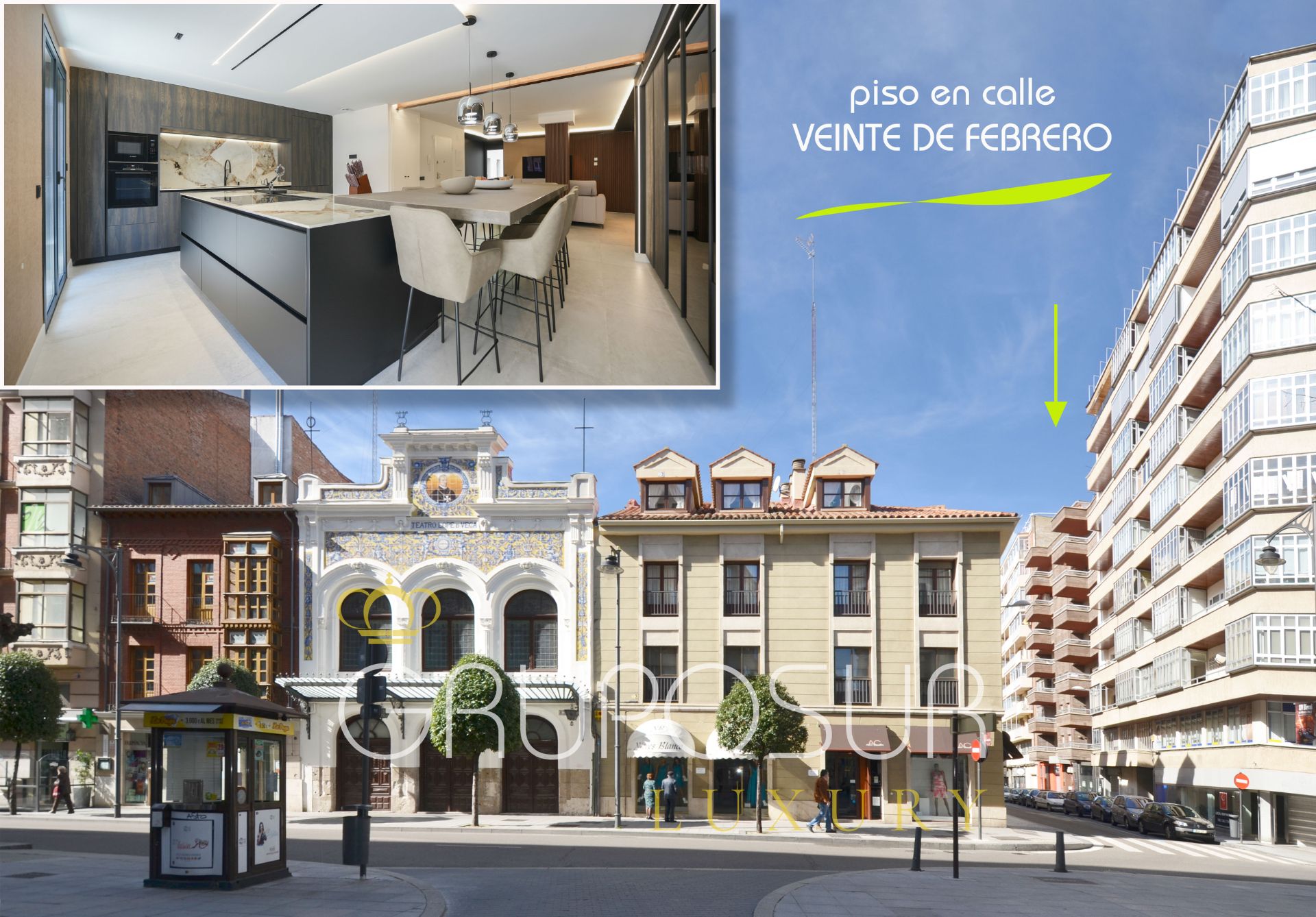 Exterior view of Flat for sale in Valladolid Capital  with Air Conditioner, Heating and Parquet flooring
