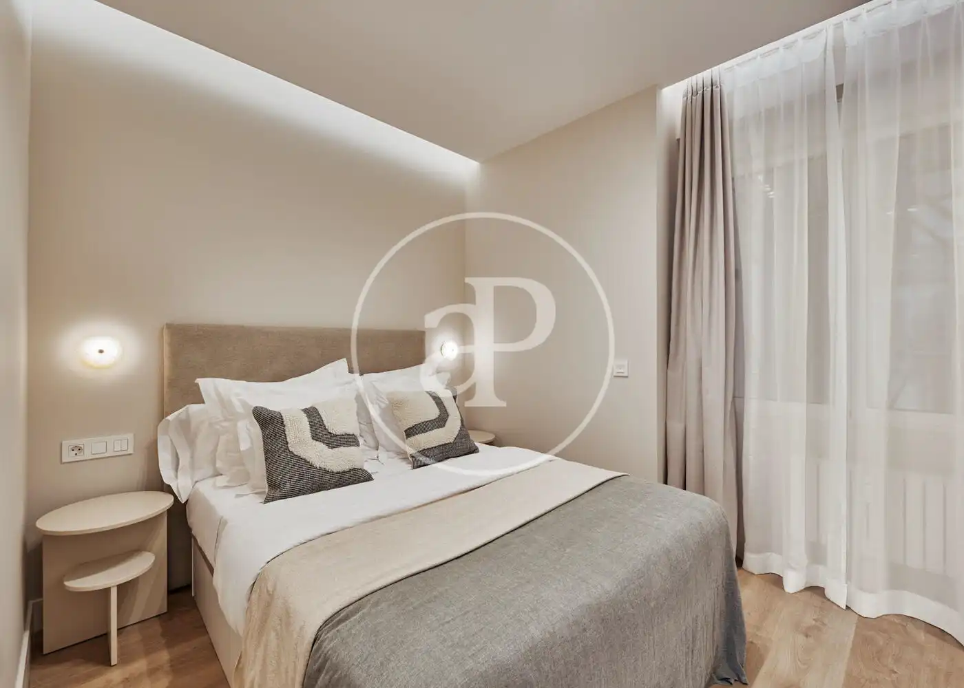 Schlafzimmer von Wohnung zum Verkauf in Madrid mit Klimaanlage, Heizung und Terrasse
