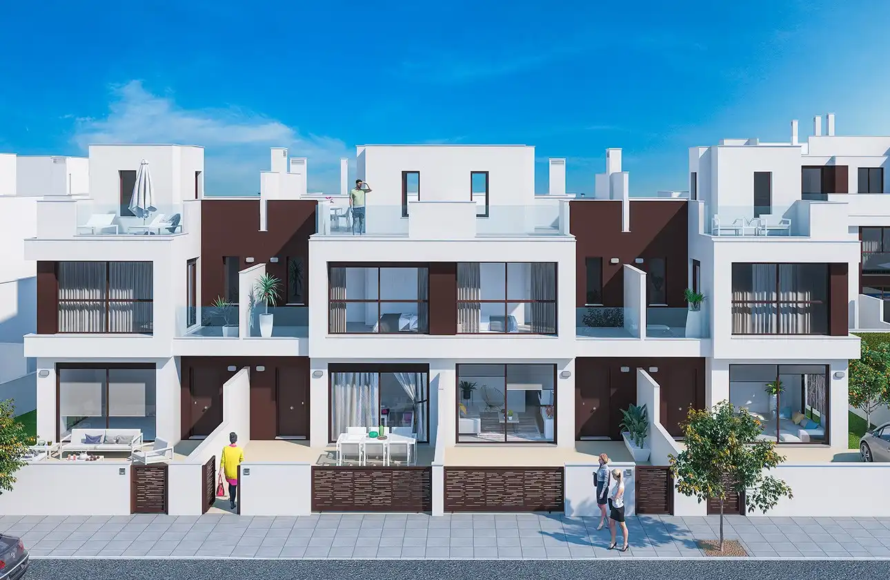 Vista exterior de Apartamento en venta en Pilar de la Horadada con Aire acondicionado, Calefacción y Terraza