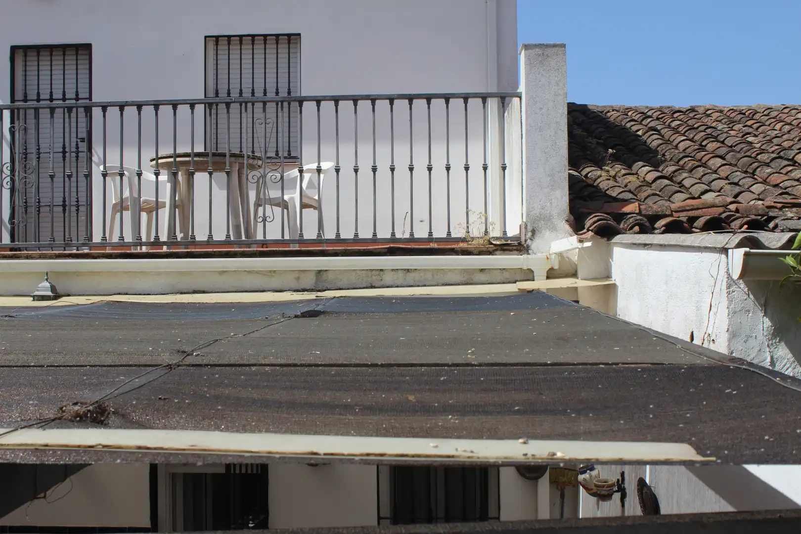 Vista exterior de Casa o chalet en venta en Arroyomolinos de León con Aire acondicionado, Jardín privado y Terraza