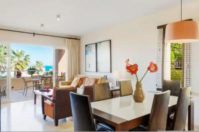 Dining room of Apartments for rent in Mijas  with Air Conditioner, Terrace and Swimming Pool