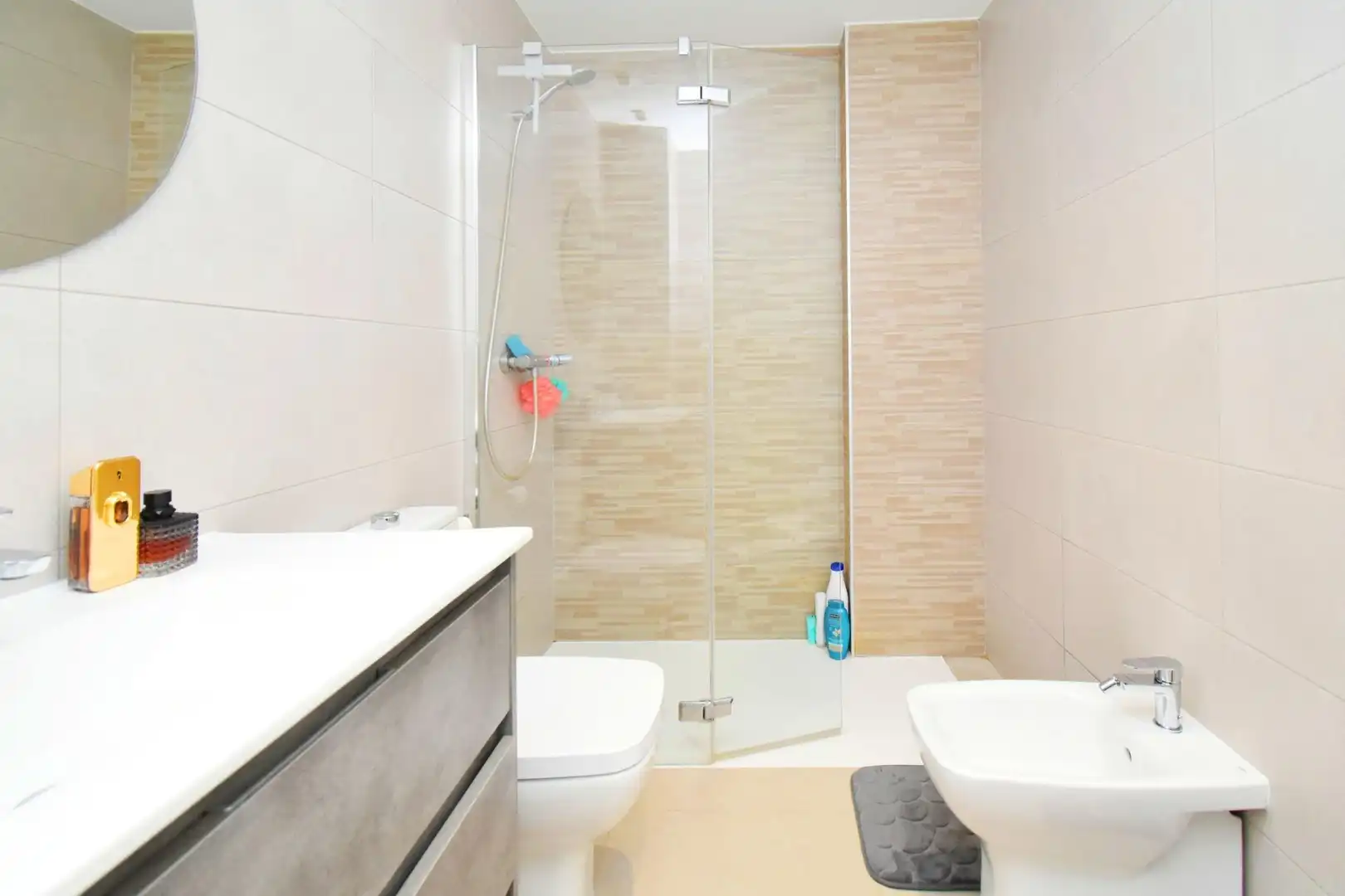 Badezimmer von Wohnung zum Verkauf in El Ejido mit Klimaanlage, Terrasse und Abstellraum