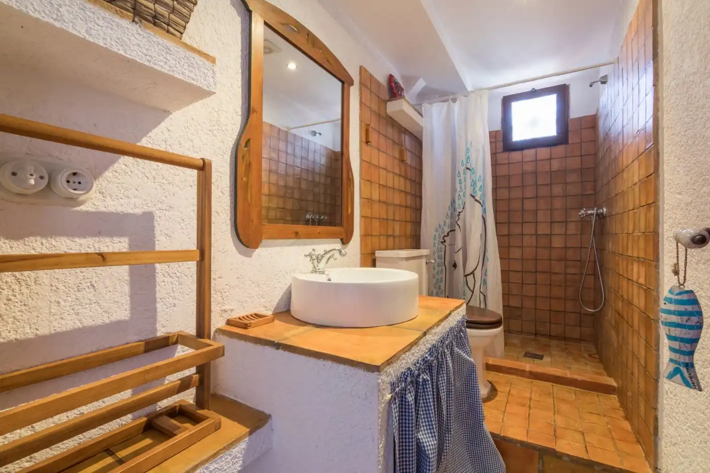 Baño de Casa adosada de alquiler en Alicante / Alacant con Aire acondicionado, Terraza y Amueblado
