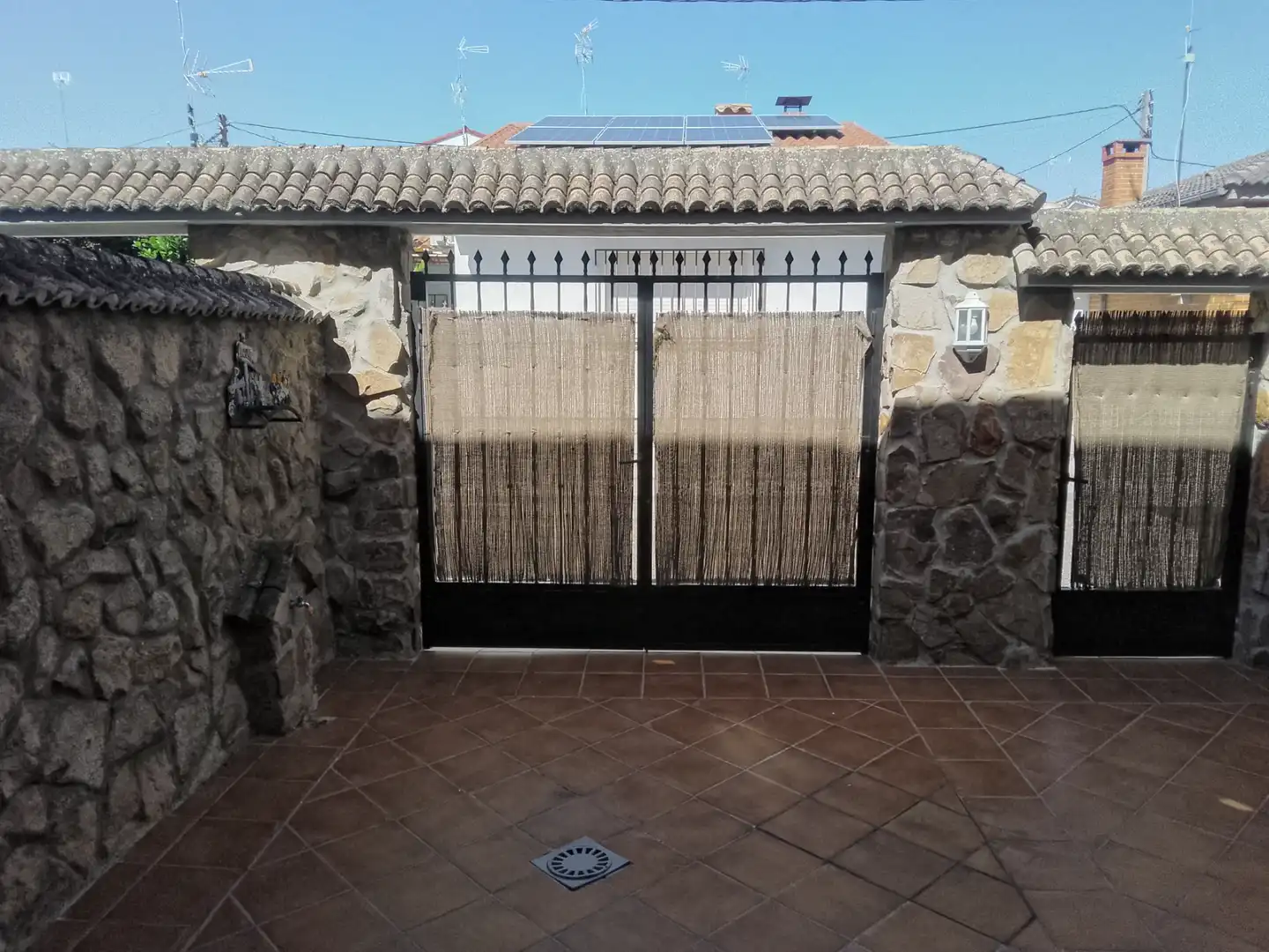 Terrassa de Casa o xalet de lloguer en Escalona amb Aire condicionat, Jardí privat i Terrassa