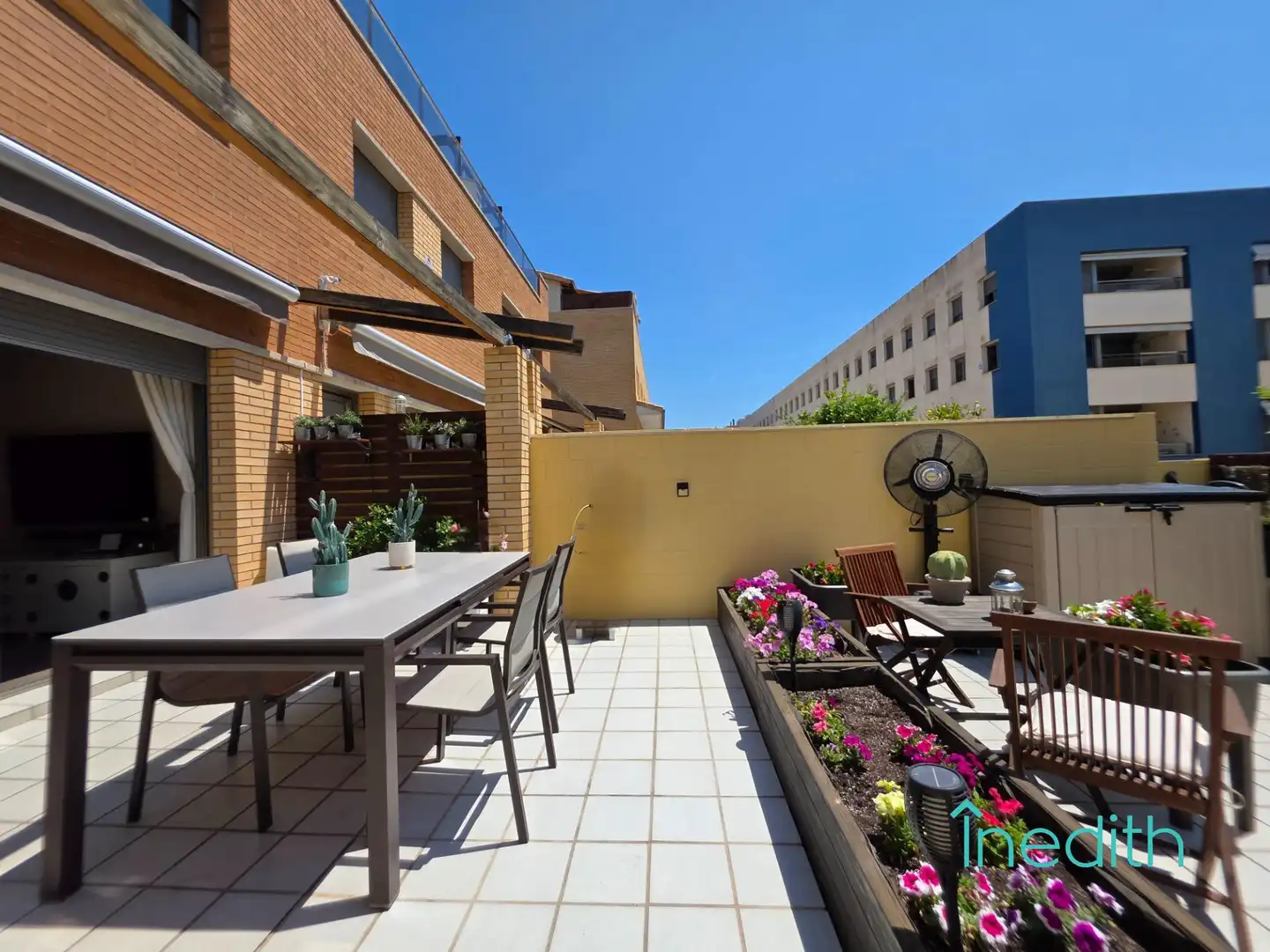 Terraza de Casa o chalet en venta en Cubelles con Aire acondicionado, Calefacción y Jardín privado