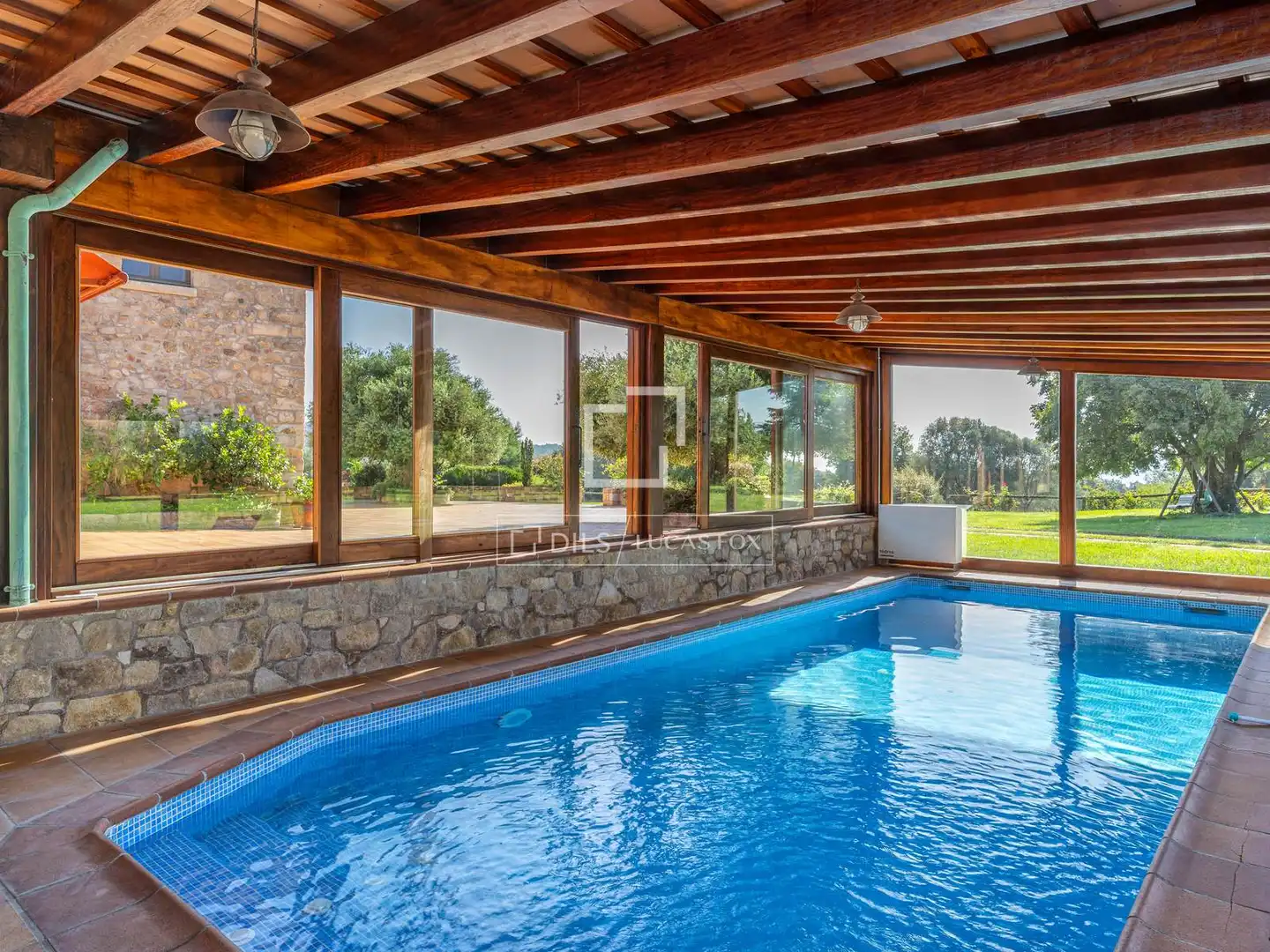 Swimming pool of Country homes for sale in Breda  with Air Conditioner, Heating and Private garden