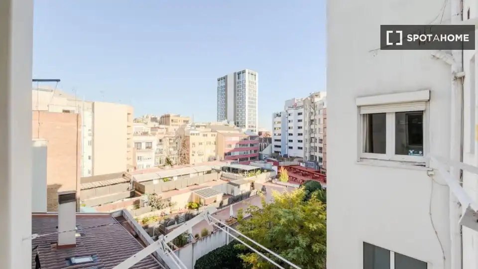 Vista exterior de Estudi per a compartir en Barcelona amb Aire condicionat, Calefacció i Terrassa