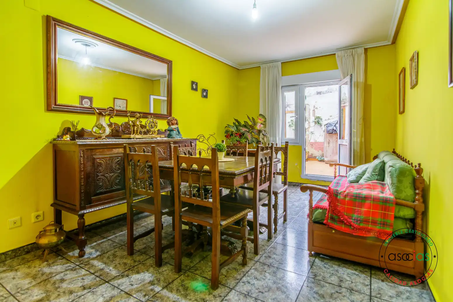Dining room of Attic for sale in Langreo  with Heating and Furnished