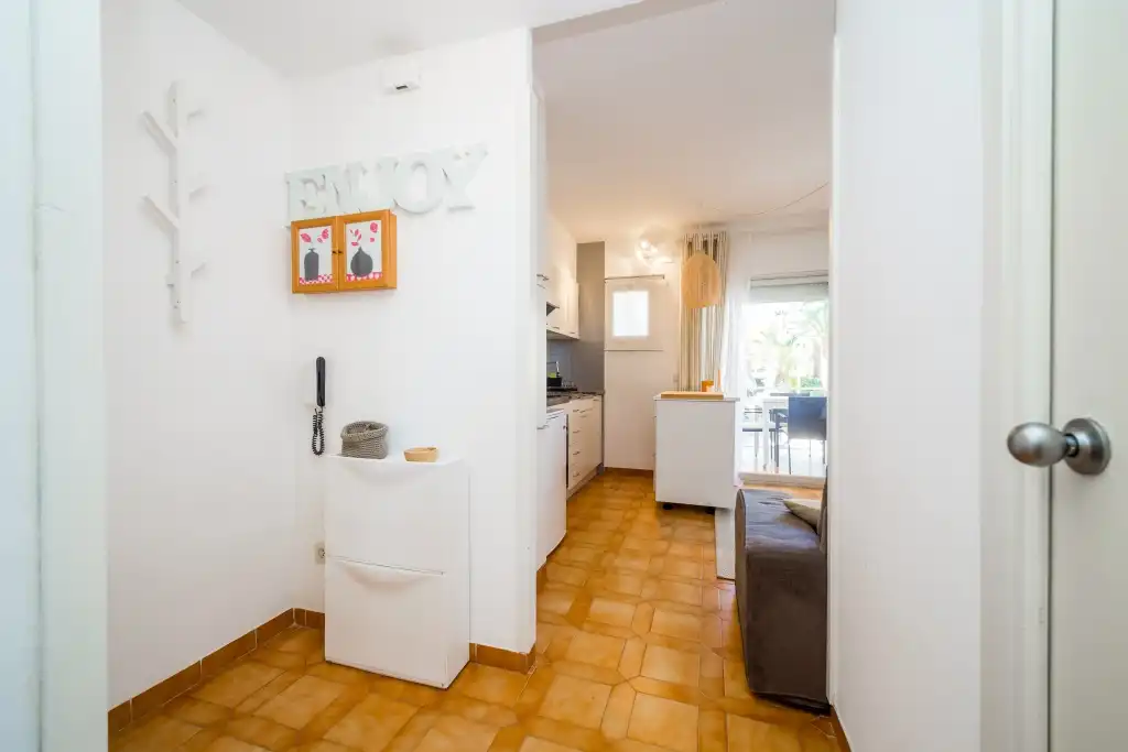 Cuina de Apartament en venda en Castell d'Aro, Platja d'Aro i s'Agaró amb Calefacció, Terrassa i Moblat