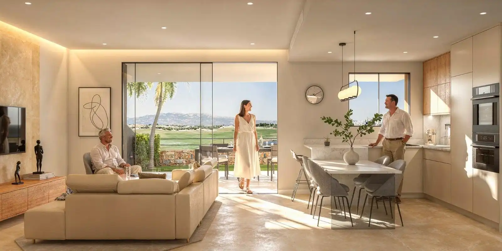 Living room of Flat for sale in Alhama de Murcia  with Swimming Pool