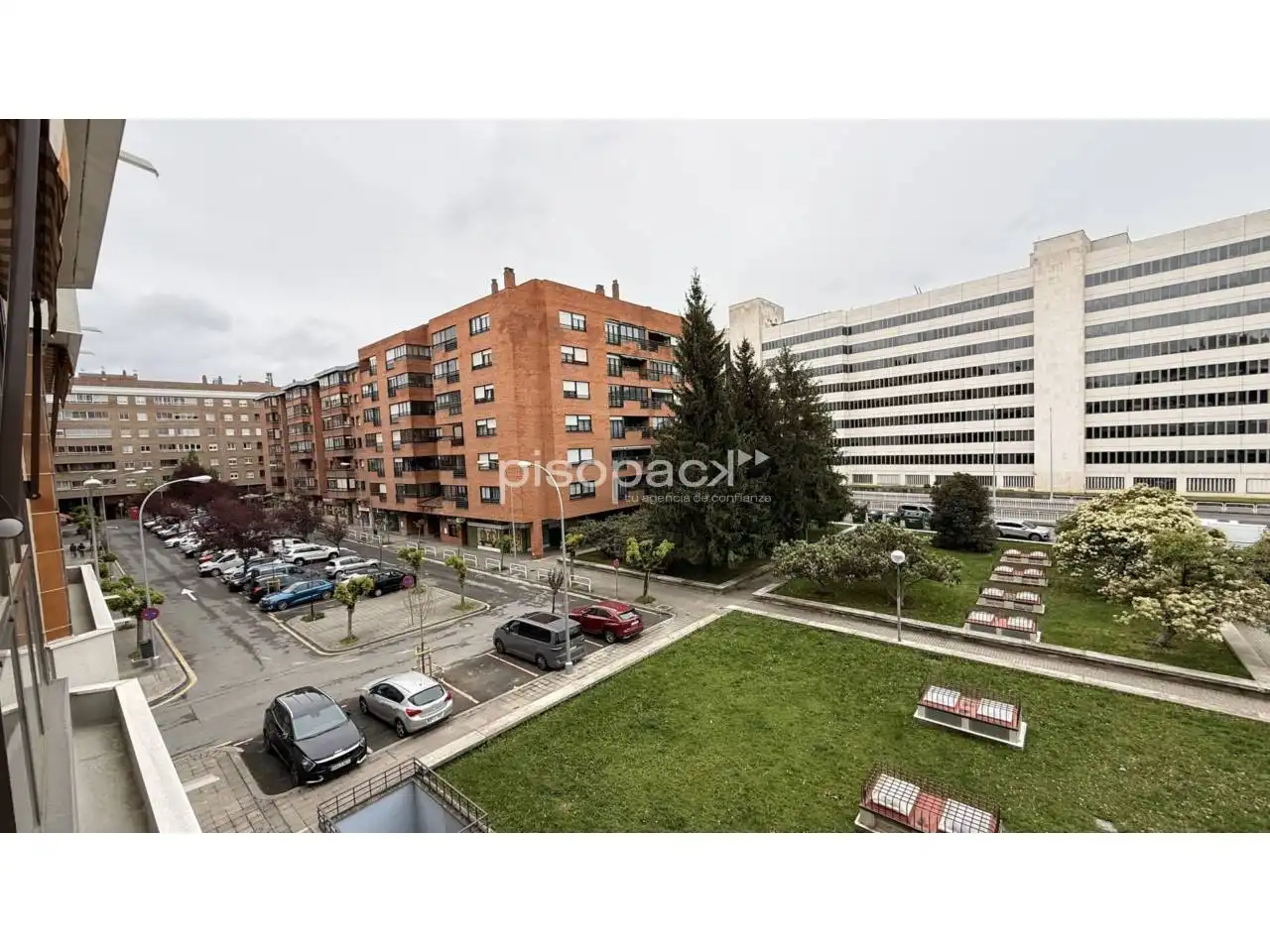 Exterior view of Flat for sale in  Pamplona / Iruña  with Heating, Terrace and Storage room