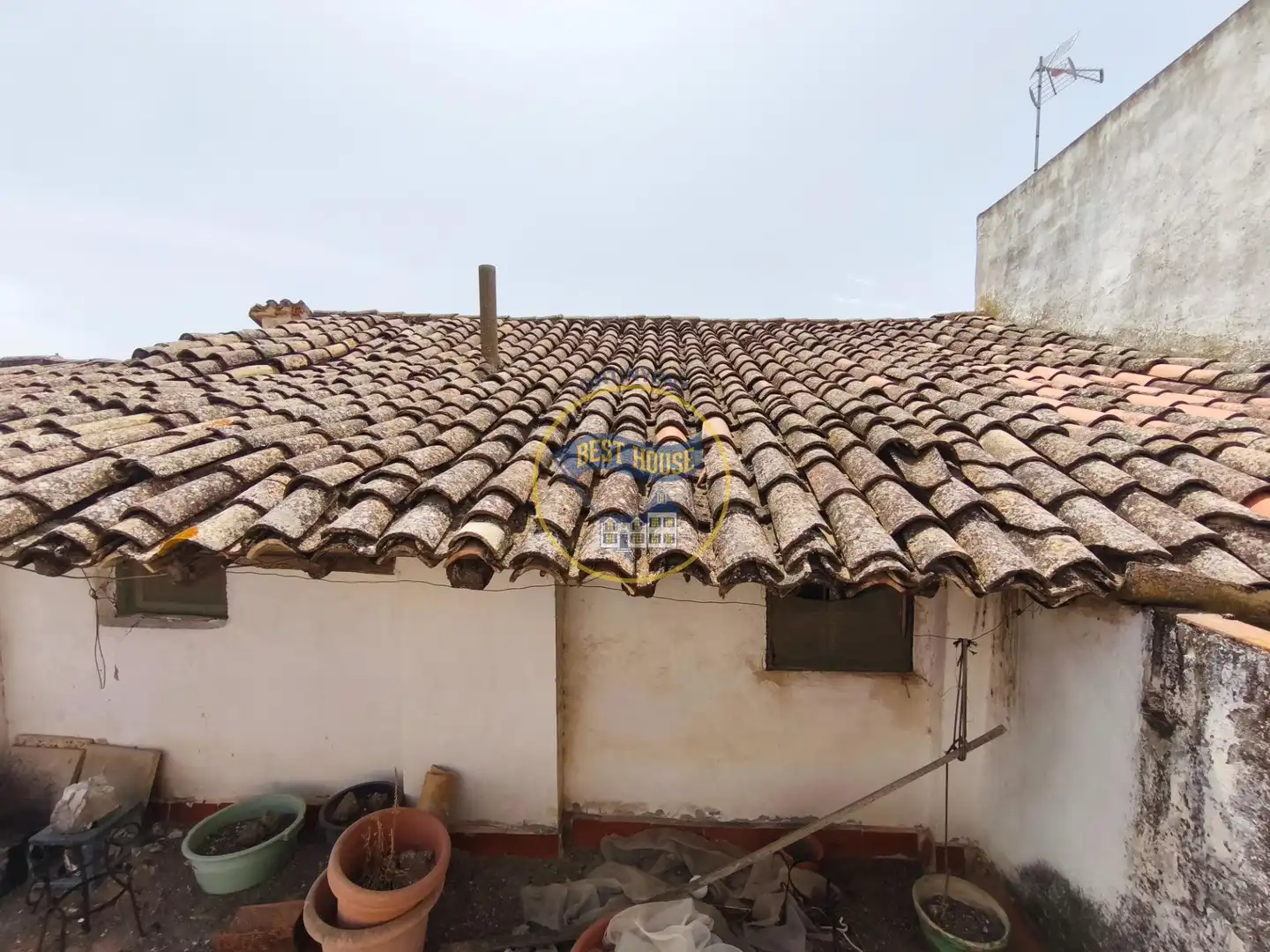 Vista exterior de Casa o xalet en venda en Albaida amb Terrassa