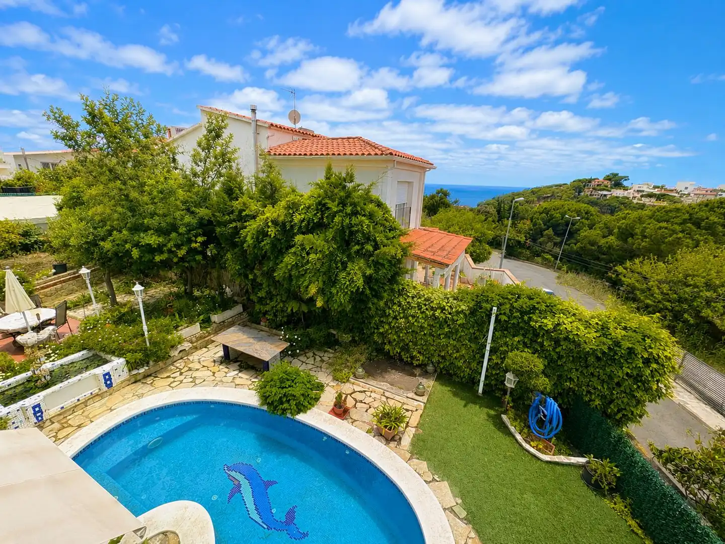 Piscina de Casa o chalet en venta en Arenys de Mar con Aire acondicionado, Calefacción y Jardín privado