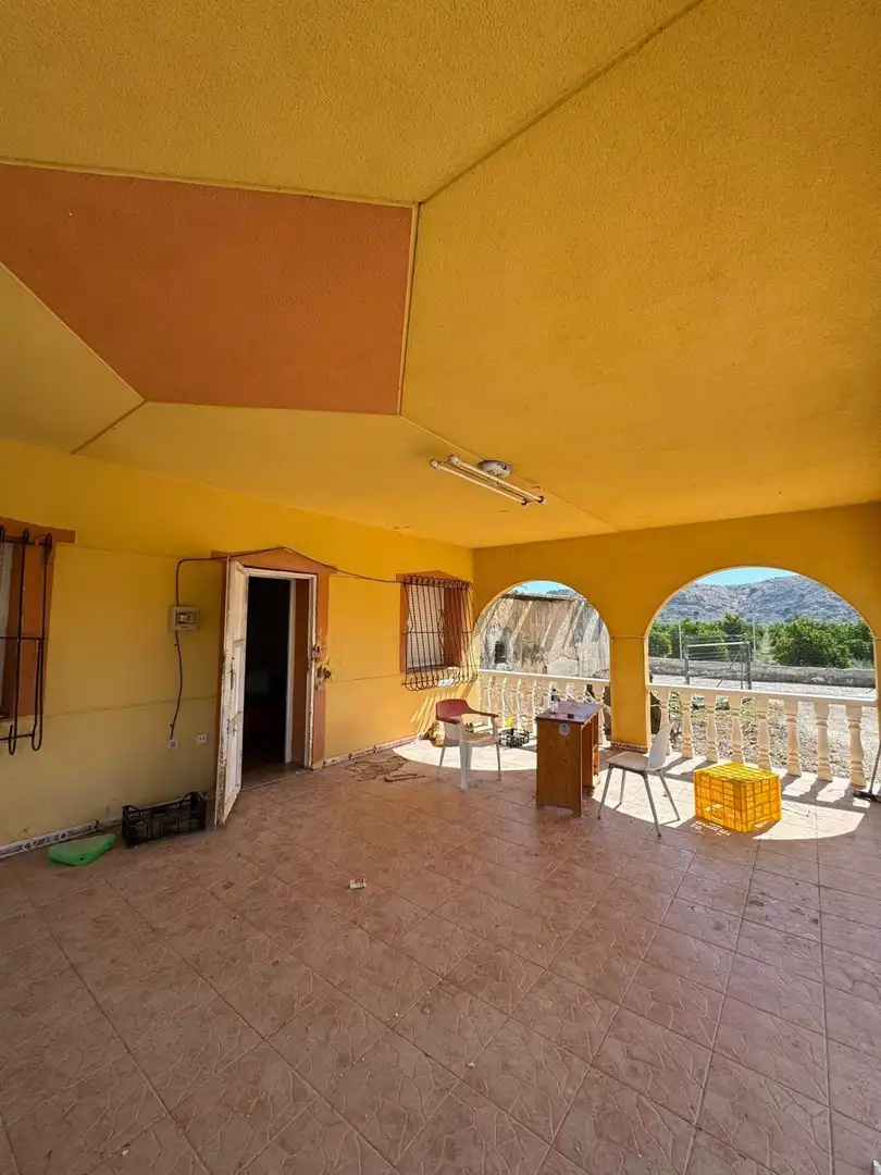 Terraza de Finca rústica en venta en Cox con Jardín privado