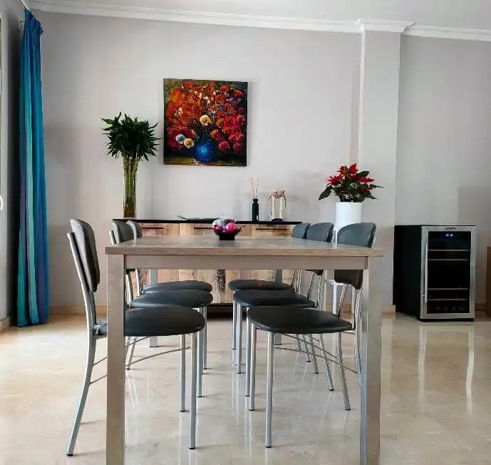 Dining room of Houses for rent in Fuengirola  with Air Conditioner, Private garden and Terrace