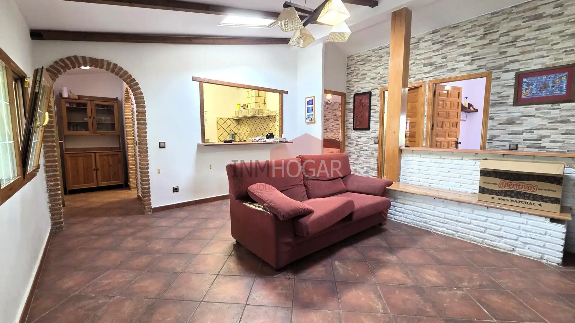 Sala de estar de Casa o chalet en venta en Herradón de Pinares con Calefacción, Terraza y Trastero