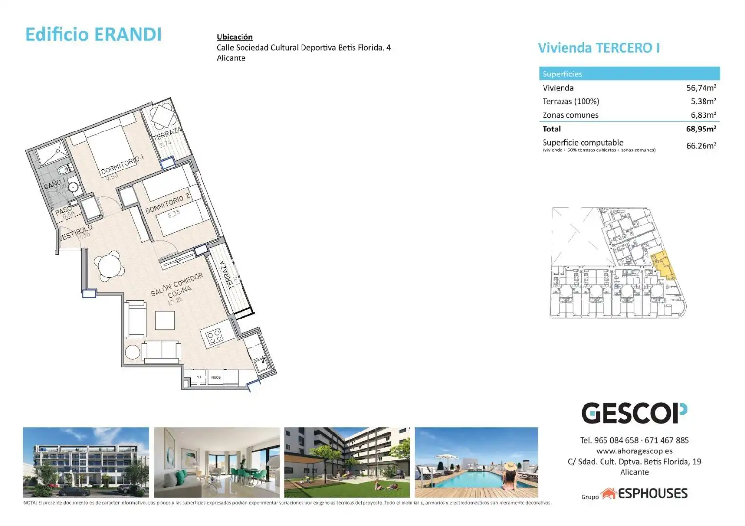 Apartament amb terrassa en venda a Florida - Ciudad de Asís, imagen 33